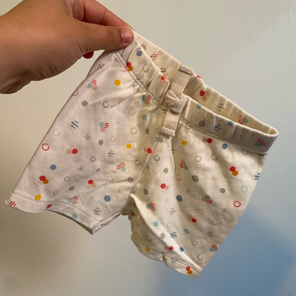 Indigo baby shorts